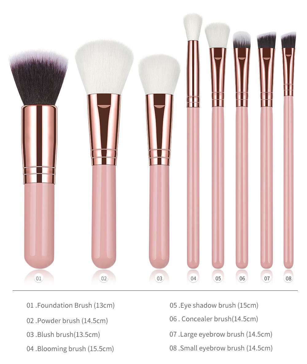 Jessup 9pcs Makeup Brushes Eyeshadow Foundation Powder Concealer